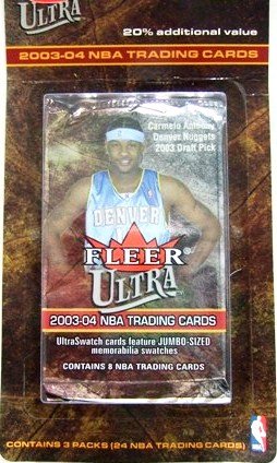 2003-04 Fleer Ultra NBA Basketball Sports Card 3 Packs