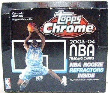 (One) 2003-04 Topps Chrome NBA Basketball Sports Card Pack