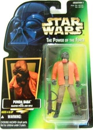 1996 - Ponda Baba - Action Figures - Star Wars -The Power of the Force - Green Card