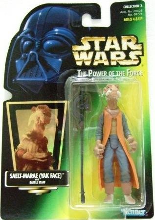 1997 - Saelt-Marae (Yak Face) - Star Wars - The Power of the Force - Green Card - Hologram