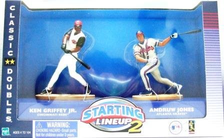 2001 - Ken Griffey Jr. / Andrew Jones - Action Figures - Starting Lines - Classic Doubles - Baseball