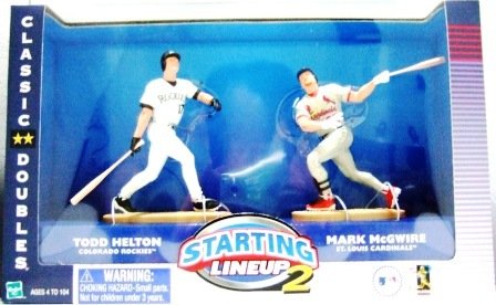 2001 - Todd Helton / Mark McGwire - Action Figures - Starting Lineups - Classic Doubles - Baseball
