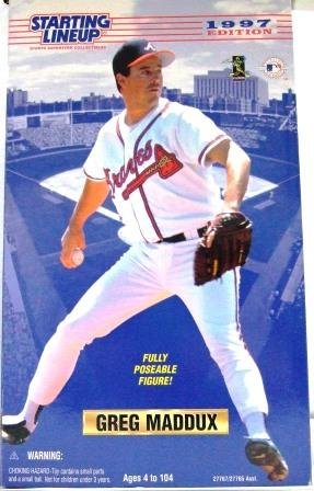 1997 - Greg Maddux - Sports Action Figures - Starting Lineups - 12 Inch - Baseball - Braves