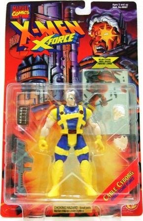 1995 - Cable Cyborg - Action Figures - Toy Biz - Marvel Comics - X-Men - X-Force
