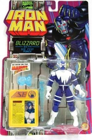 1995 - Toy Biz - Marvel Comics - Iron Man - Blizzard - Toy Action Figure