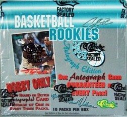 1995 - Classic - Basketball Rookies - Autographed - Sportscards