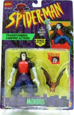 1994 - Morbius - Toy Action Figures - Toy Biz - Marvel Comics - Spider-Man - The New Animated Series