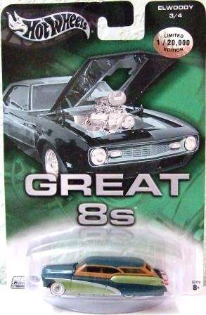 2003 - Elwoody - Great 8s - Die-cast Metal - Hot Wheels