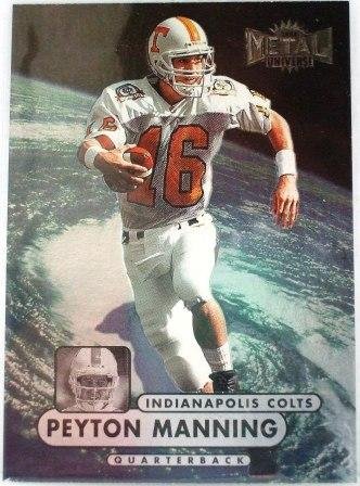 1998 - Peyton Manning - Skybox - Metal Universe - Rookie Card #189