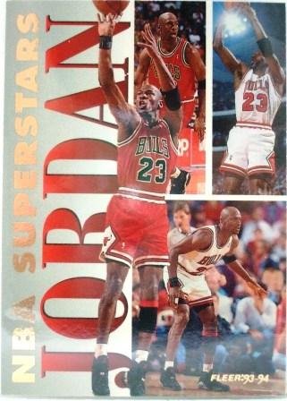1994 - Michael Jordan - Fleer - NBA SUPERSTARS - #7
