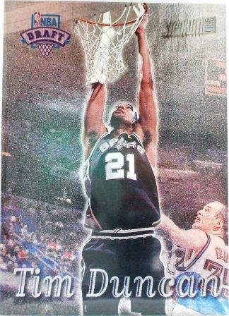1997/98 - Tim Duncan - Topps Stadium Club - NBA Basketball - San Antonio Spurs - Rookie Card #201