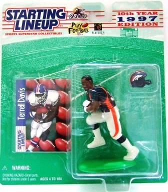 1997 - Terrell Davis - Action Figures - Starting Lineups - Football - Broncos