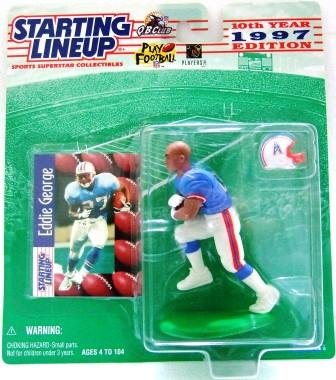 1997 - Eddie George - Action Figures - Starting Lineups - Football - Oilers - Rookie Slu