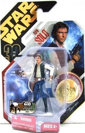 2007 - Han Solo - Action Figure - Hasbro - Star Wars - Ultimate Galactic Hunt - A New Hope