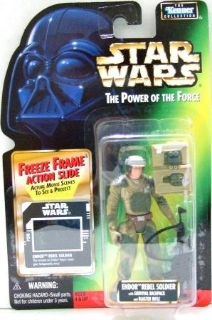 1997 - Endor Rebel Soldier - Action Figures - Star Wars - The Power of the Force - Freeze Frame