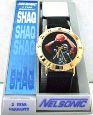 Shaquille O'Neal - Mens - Black and Gold - Wrist Watch