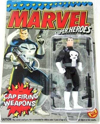 1993 - The Punisher - Action Figures - Toy Biz - Marvel Super Heroes - Cap Firing Weapons