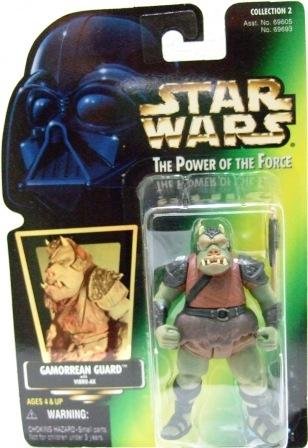 1997 - Gamorrean Guard - Action Figures - Star Wars - The Power of the Force - Green Card