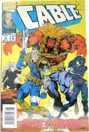 1993 - Marvel - Cable - Deadly Reunion - Vol. 1 - No. 4 - Comic Books