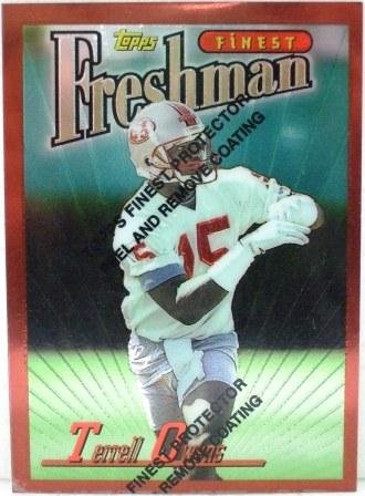 1996 - Terrell Owens - Topps Finest - Rookie Card #338
