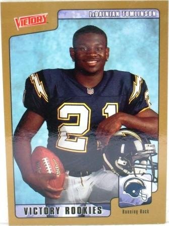 2001 LaDainian Tomlinson Upper Deck Victory Rookie Card #416