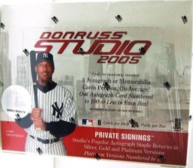 2005 - Donruss - Studio - Baseball - Hobby Box