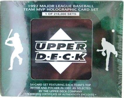 1992 - Upper Deck - Major League Baseball - Team MVP - Holographic - Card Set