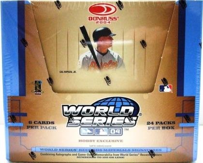 2004 Donruss World Series 04 Hobby Exclusive MLB Trading Cards Box