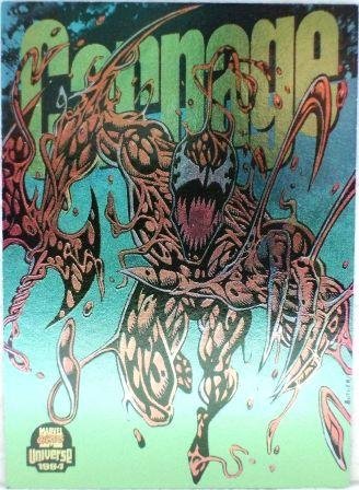 1994 - Marvel Cards - Universal - Spider-Man - Carnage - Power Blast - #1 of 9