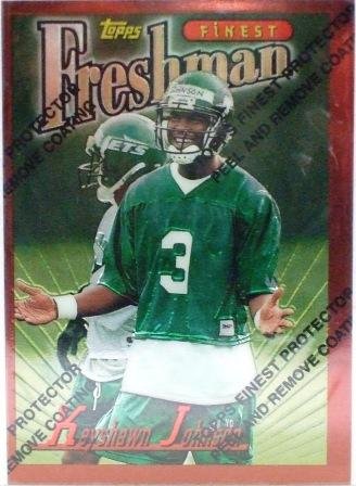 1996 - Keyshawn Johnson - Topps - Finest - Football - Freshman - Rookie Card #225
