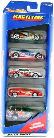 1996 - Mattel - Hot Wheels - 5 Car Gift Pack - Flag Flyers