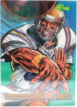 1993 - Troy Aikman - Classic - Draft - Superheros - #SS1