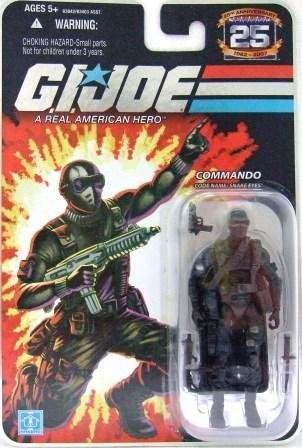 2008 - Snake Eyes - Commando - G.I. JOE - 25th Anniversary - Wave 3