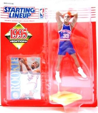 1995 - Grant Hill - Starting Lineups - Basketball - Pistons - Action Figures - Rookie Slu