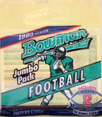 1993 - Topps - Bowman - NFL Football - Jumbo Pack - 2 Foil Cards