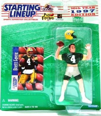 1997 - Brett Favre - Action Figures - Starting Lineups - Football - Packers