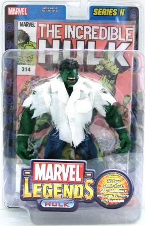 2002 - Incredible Hulk - Torn Shirt- Action Figures - Toy Biz - Marvel Legends