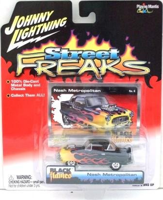 2005 - Nash Metropolitan - Street Freaks - Johnny Lightning - Die-cast Metal Cars
