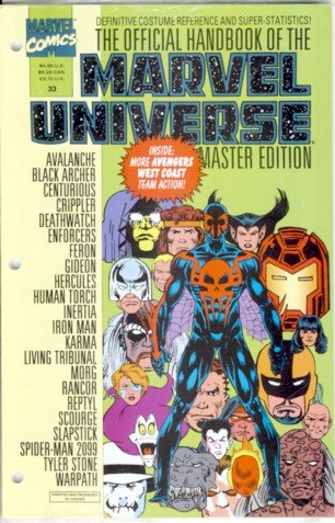 1994 - The Official Handbook of the Marvel Universe - Master Edition