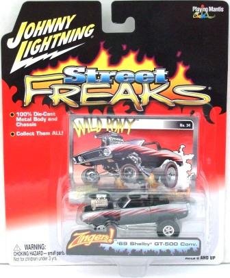 2005 - Silver '69 Shelby GT-500 Convertible - Street Freaks - Johnny Lightning - Die-cast Metal Cars