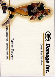1998 - Brett Favre - Fleer Ultra - Damage Inc. - #14 of 15 DI