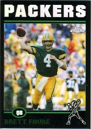 2004 - Brett Favre - Topps - Chrome - Black Refractor - #100