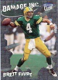 1999 - Brett Favre - Fleer Ultra - Damage Inc. - #1 of 15 DI