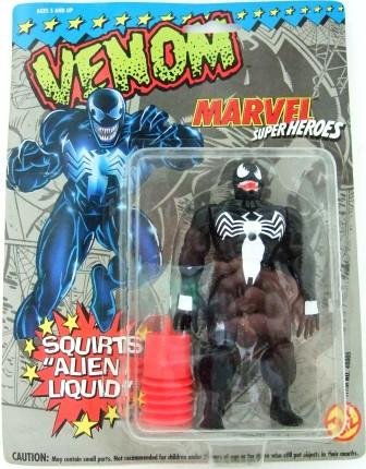 1993 - Venom - Action Figures - Toy Biz - Marvel Super Heroes - Squirts Alien Liquid
