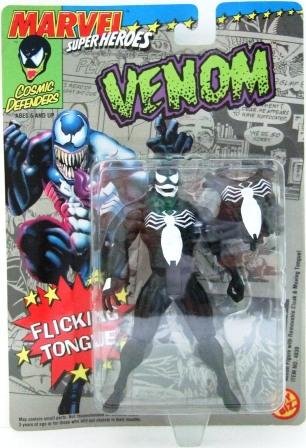 1992 - Venom - Action Figures - Toy Biz - Marvel Super Heroes - Flicking Tongue