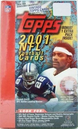 2001 - Topps - NFL Football - Sports Card Box