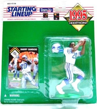 1995 - Barry Sanders - Action Figures - Starting Lineups - Football - Lions
