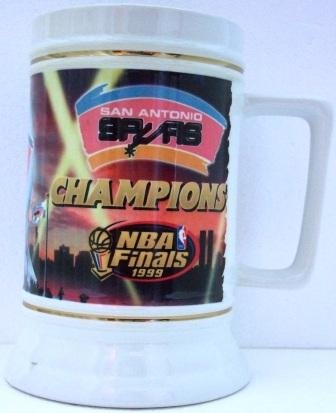 1999 - San Antonio Spurs - NBA Champions - 6 inch Porcelain Collector's Stein