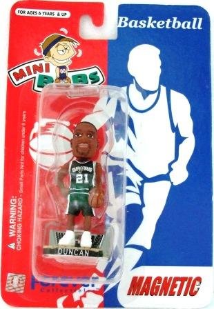 Tim Duncan - Forever Collectibles - Legends of " The Court - Limited Edition - Mini Bobs Basketball