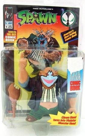 1994 - Clown - Clown Head - Action Figures - McFarlane Toys - Spawn - Series 1